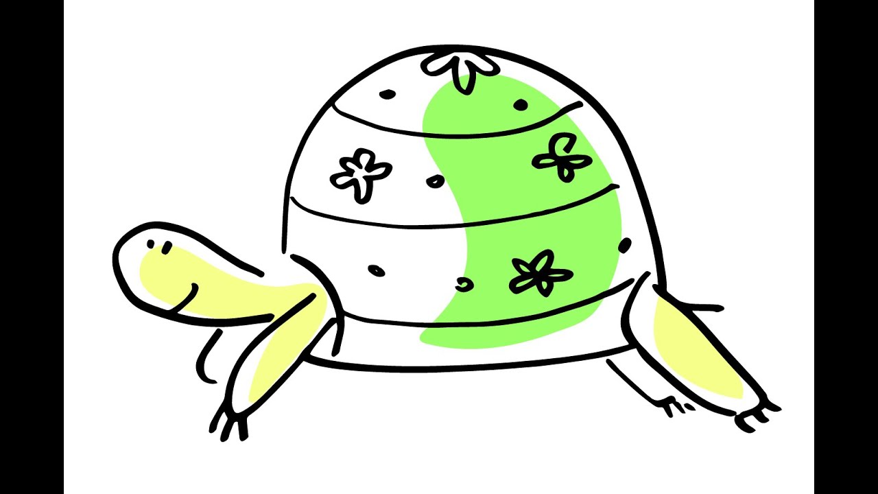 Черепаха/How To Draw A Tortoise