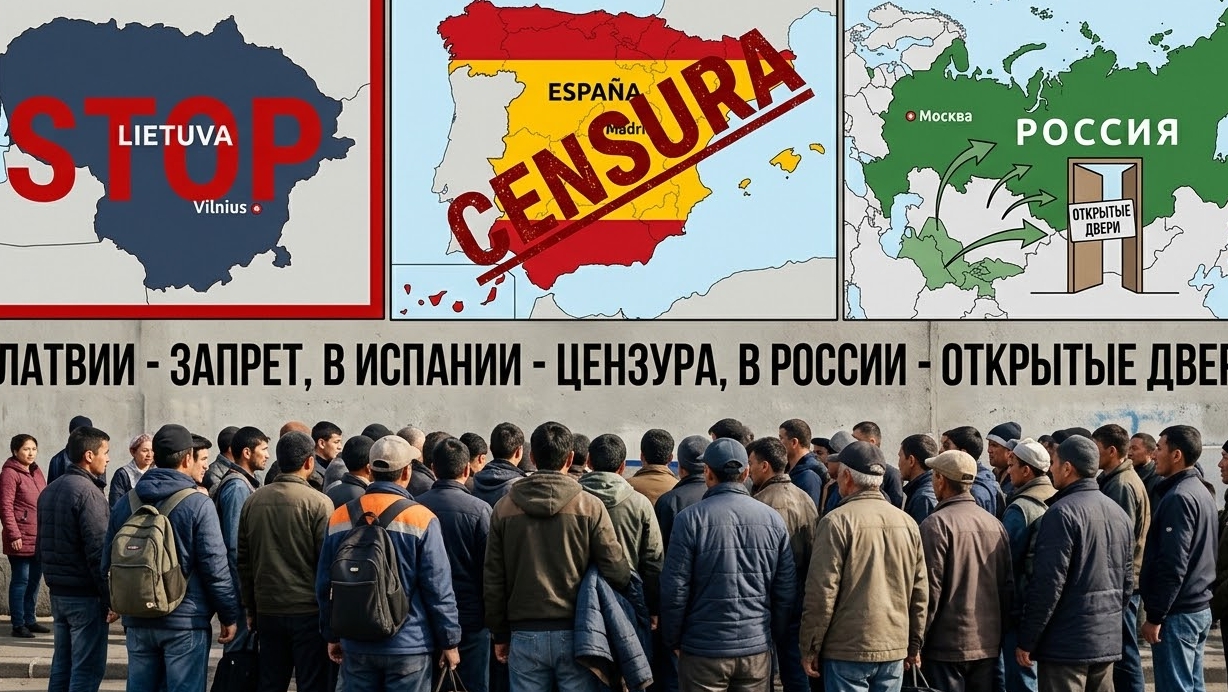 В Литве - запрет, в Испании - цензура, в России- открытые двери