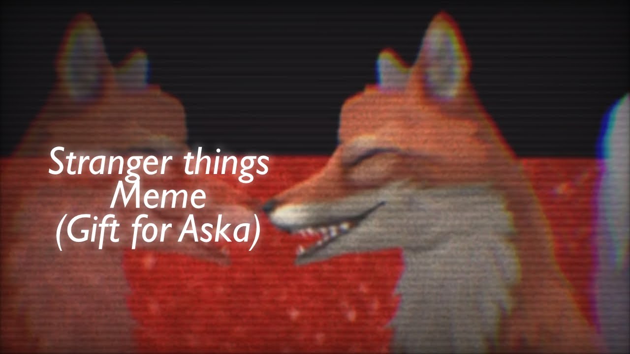 Stranger Things • WildCraft Meme • Gift For Aska