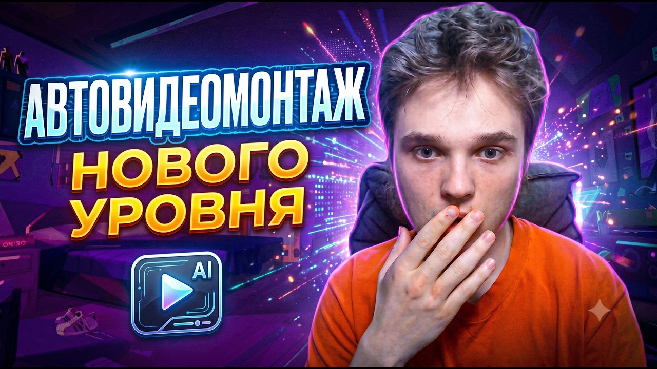 ИИ видеомонтаж, который меняет ВСЕ!!
