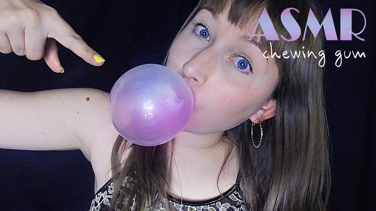 АСМР Жевательная резинка Звуки рта Чавканье ASMR Loud Chewing Gum Sounds