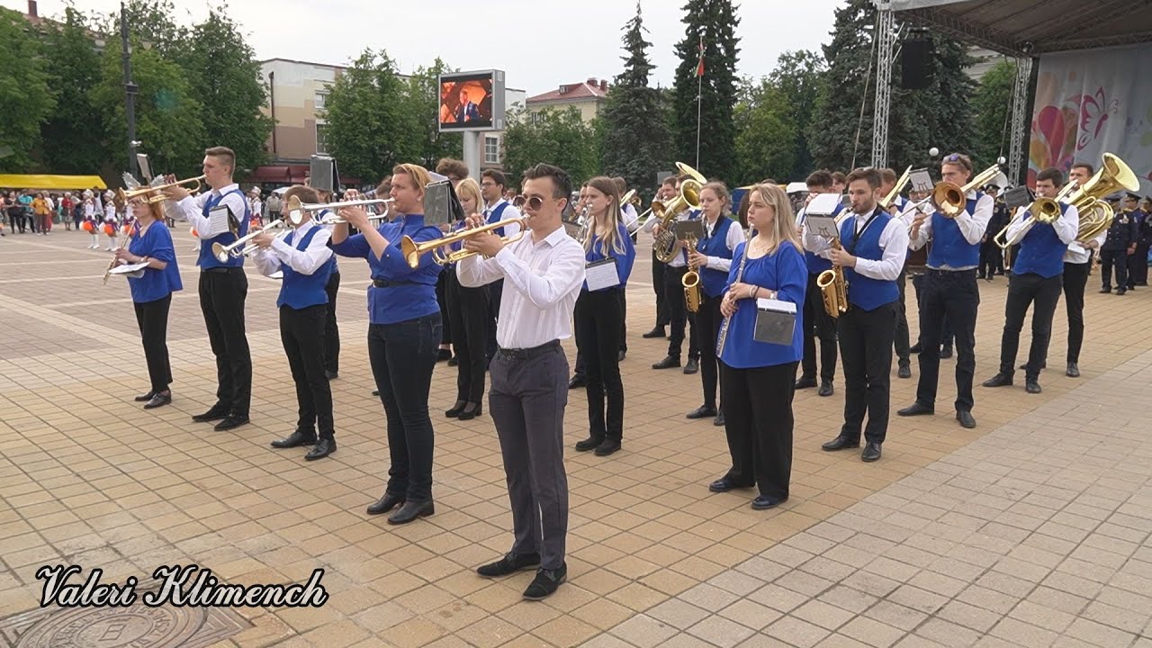 11 06 21 Молодечно . Нарезка с парада духовых оркестров “Фанфары Міншчыны”