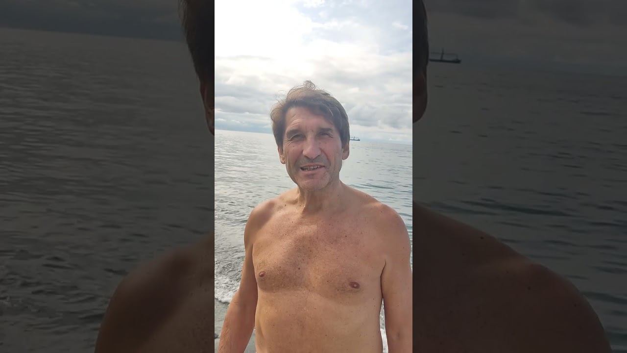 Магия водной стихии в Грузии, пляж Махинджаури
