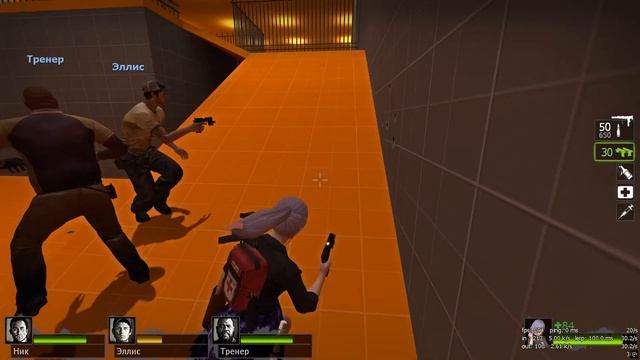 Left 4 Dead 2 - Orange Gray Box 1. Map 1. 1/4. часть 1.