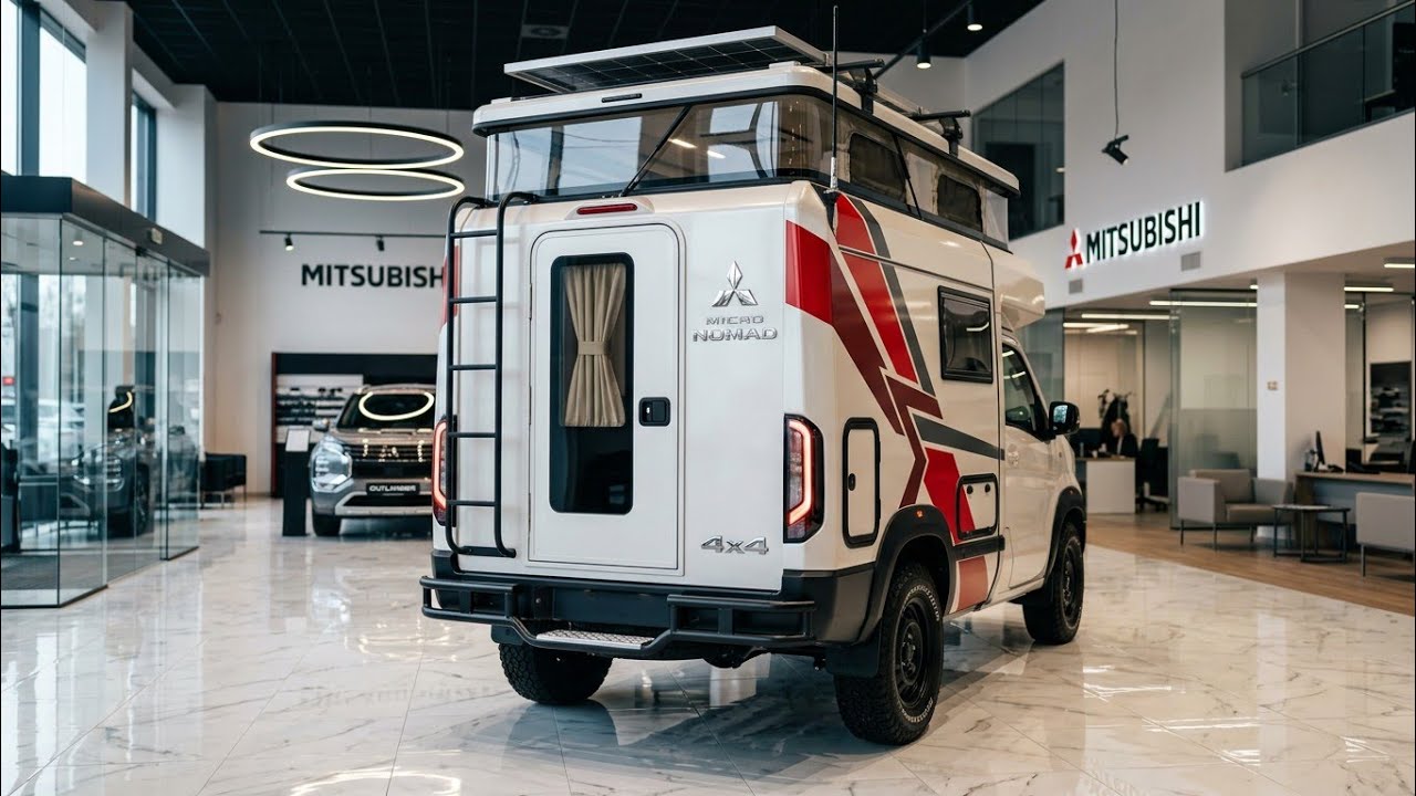 2027 Mitsubishi Micro Nomad Camper 4x4 — маленький кемпер с большими возможностями