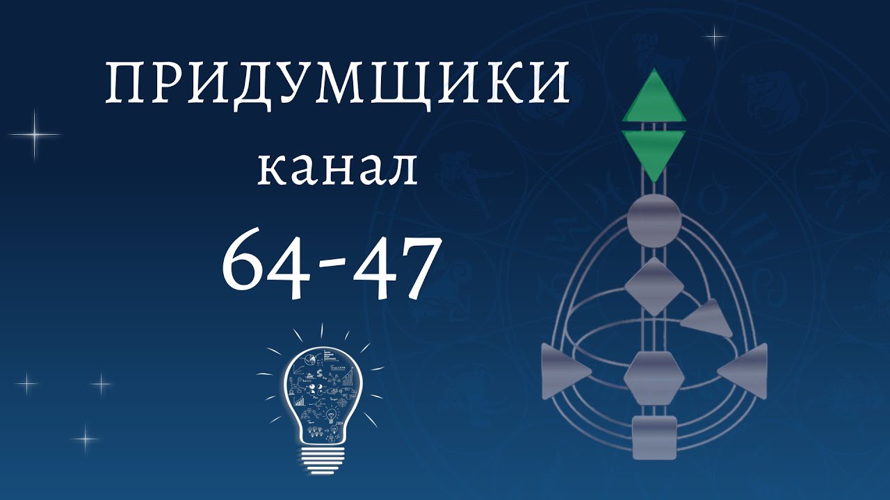 Канал 64-47. Канал абстракции. Какие сильные стороны? Как их использовать? Дизайн Человека