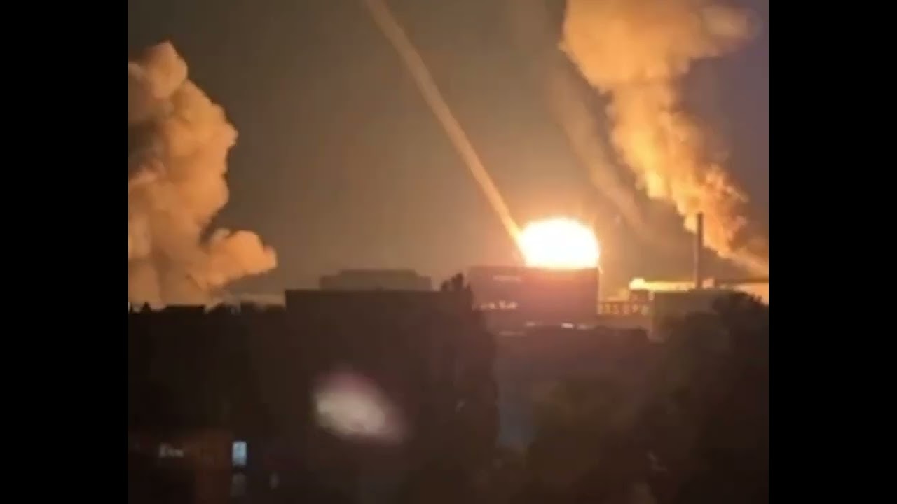 Удар Баллистической ракеты Орешник.