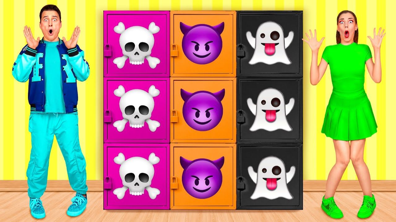 Челлендж Загадочная Коробка на Хэллоуин # Смешные Cитуации от Fun Teen
