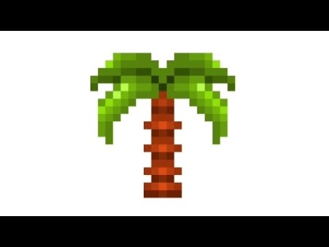 Pixel Art | Рисую пальмовое дерево
