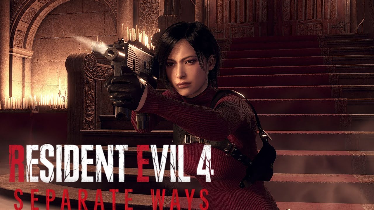 Resident Evil 4 Separate Ways Азиаточка в красном