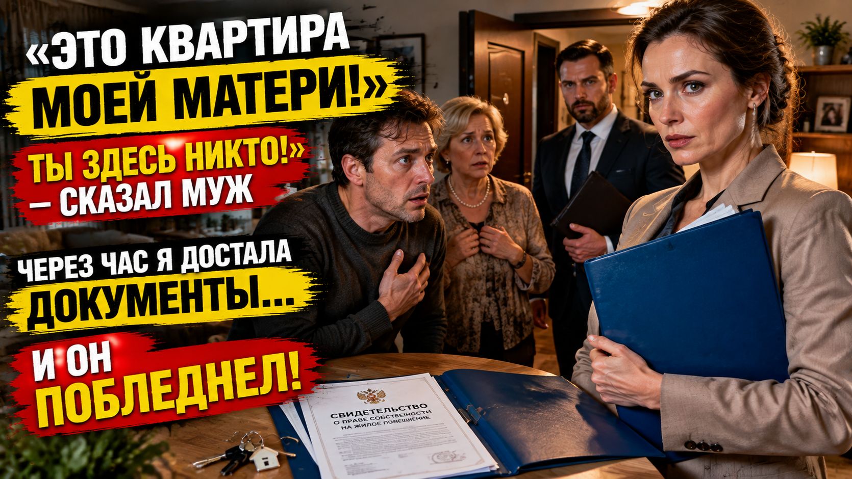 Истории из жизни  Муж назвал жену чужой в квартире и потерял семью  Аудио рассказы