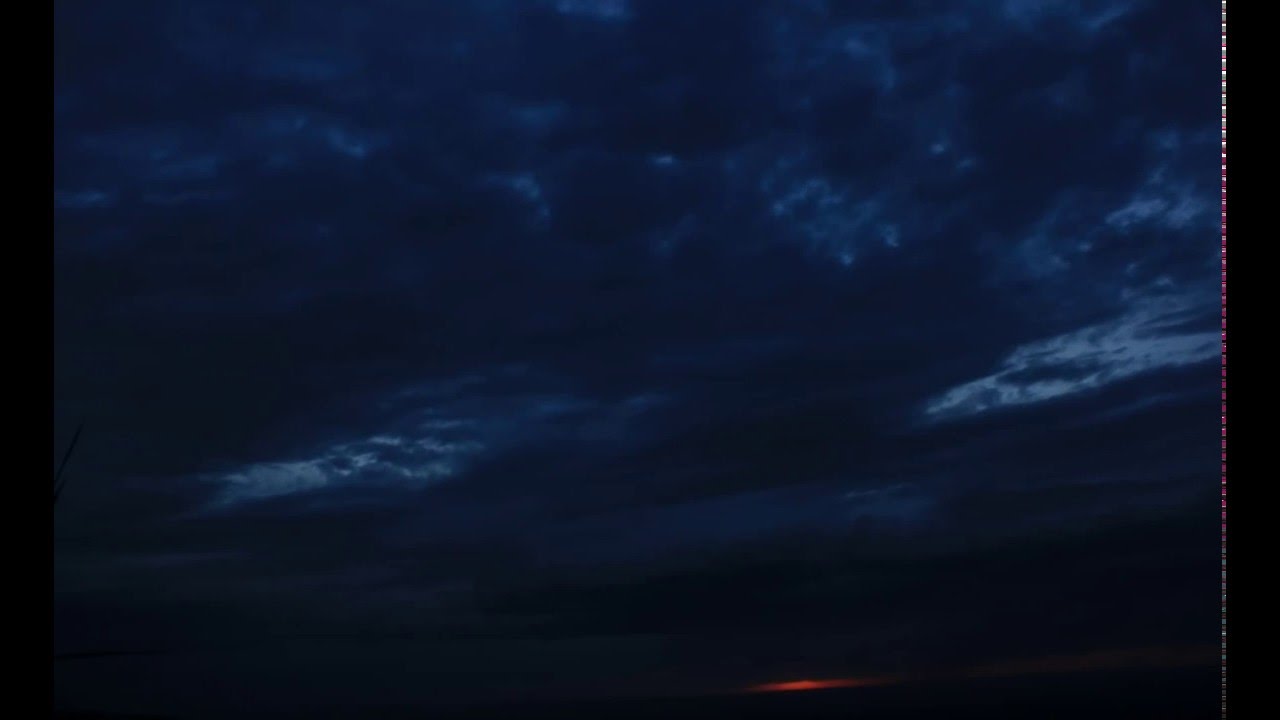 Time Lapse. Море над головой. Облака под конец самое интересное. закат. 003