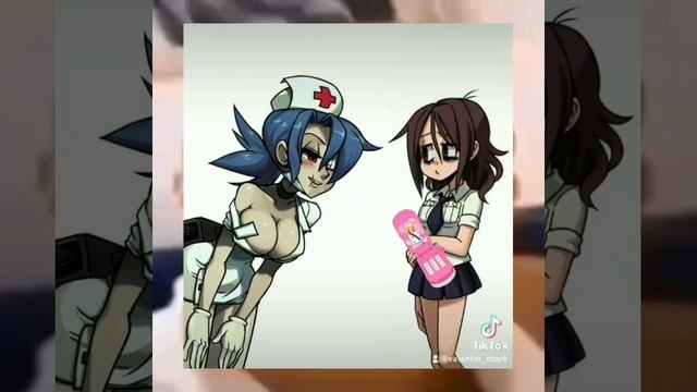 Видео из тик тока и мои рисунки!Skullgirls 