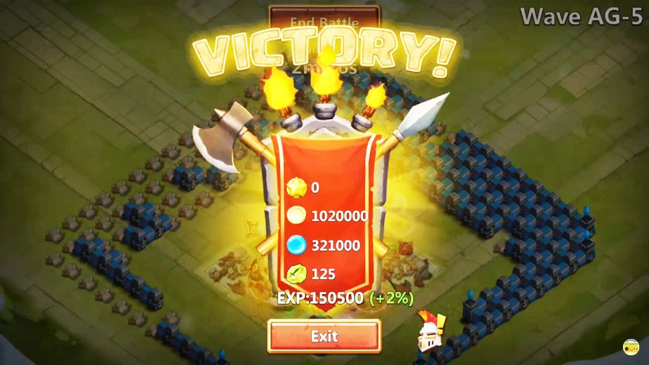 Castle Clash с нуля - троллинг не удался, всё-таки прошел волну AG. Битва Замков