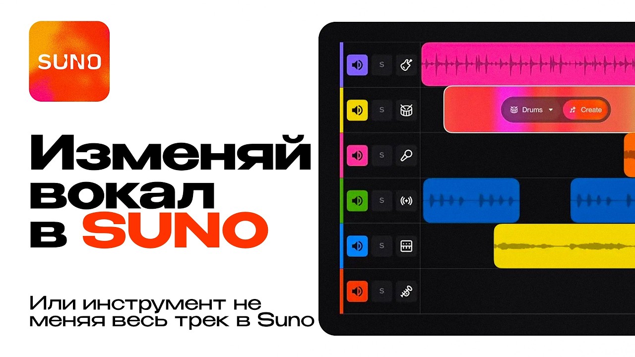 Как изменить вокал, инструмент не меняя весь трек в Suno [Suno Pro Help]