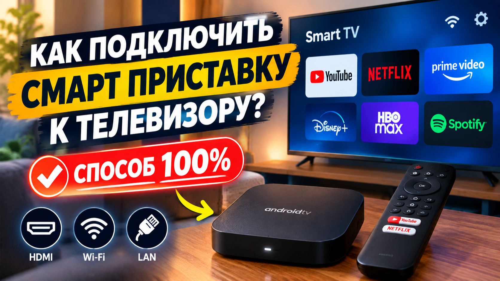 Как подключить смарт приставку к телевизору? Способ 100%