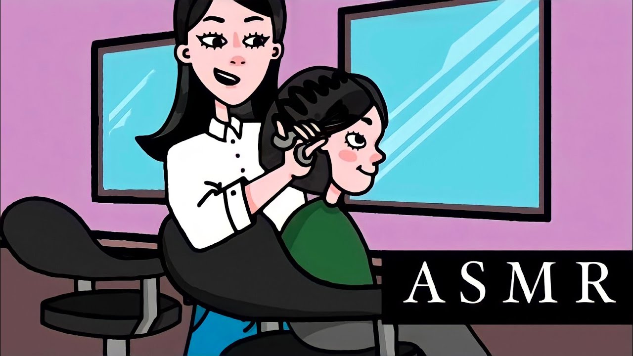 АСМР БЫСТРАЯ ПАРИКМАХЕРСКАЯ 💇🏻♀️ Анимация