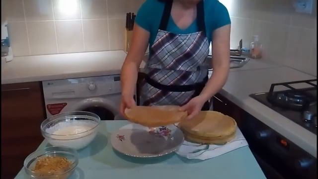 Вкуснейший торт Медовик с вишней и сметанным кремом простой рецепт
