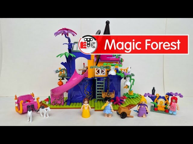 САМЫЙ ЯРКИЙ! Обзор Sluban Розовая Мечта M38-B1057 Волшебный Лес Review Слубан Dream Magic Forest
