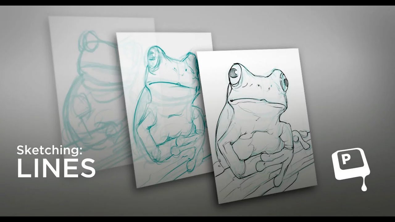 3-3) Контурные наброски (Sketching With Line) (CtrlPaint.com)