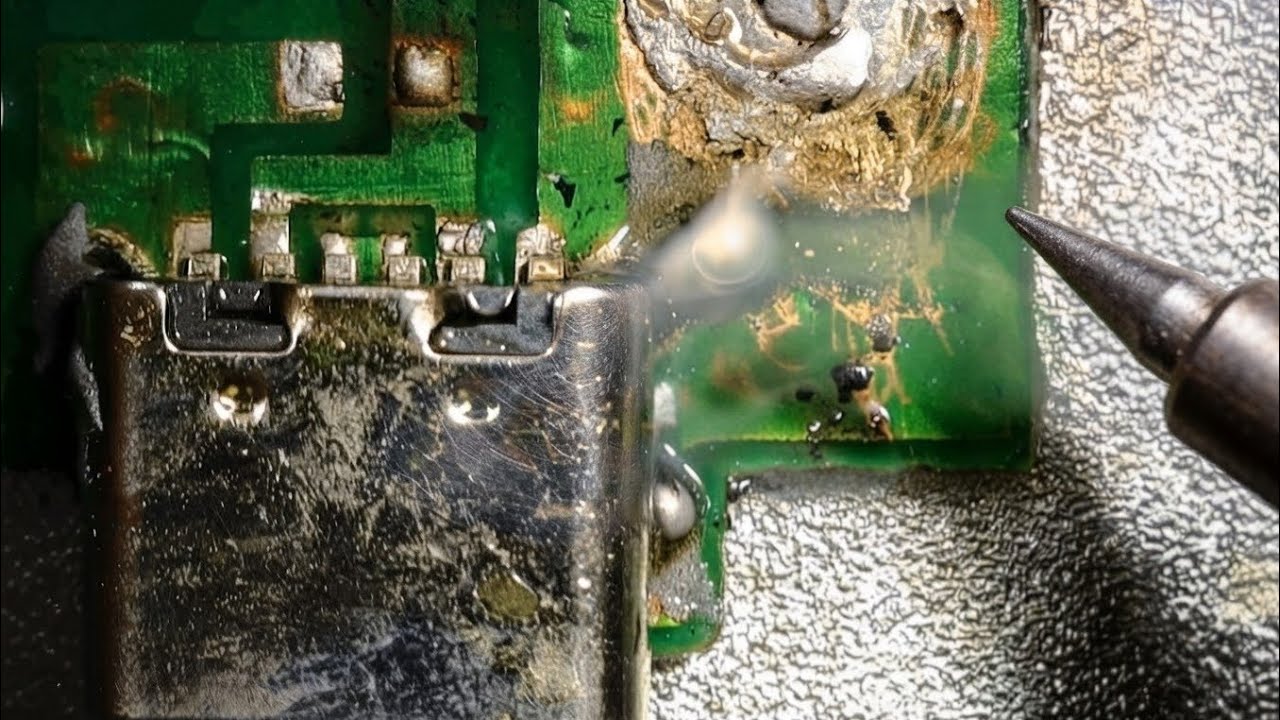 Soldering Type-C Connector Contacts 📱🛠