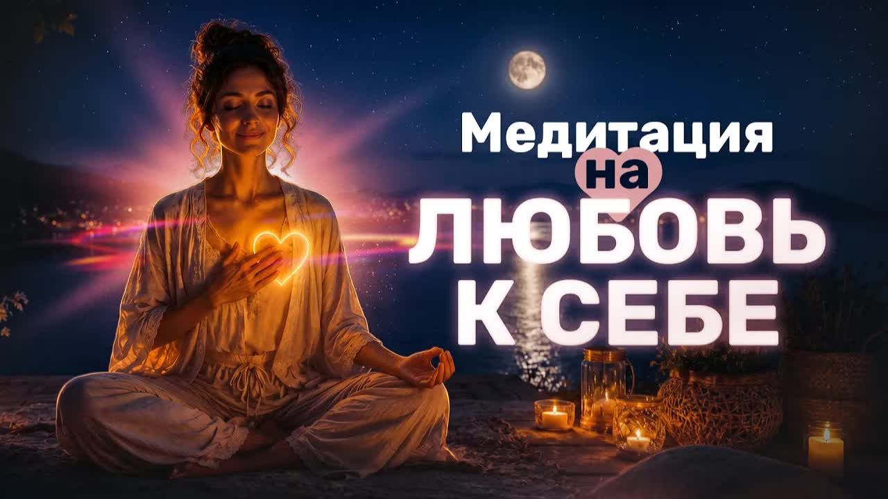 Медитация на любовь к себе 💜 Мощная практика для запуска позитивных изменений на / Елена Вальяк