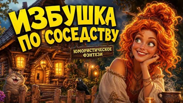 ЮМОРИСТИЧЕСКОЕ ФЭНТЕЗИ  ИЗБУШКА ПО СОСЕДСТВУ  ПОЛНАЯ АУДИОКНИГА