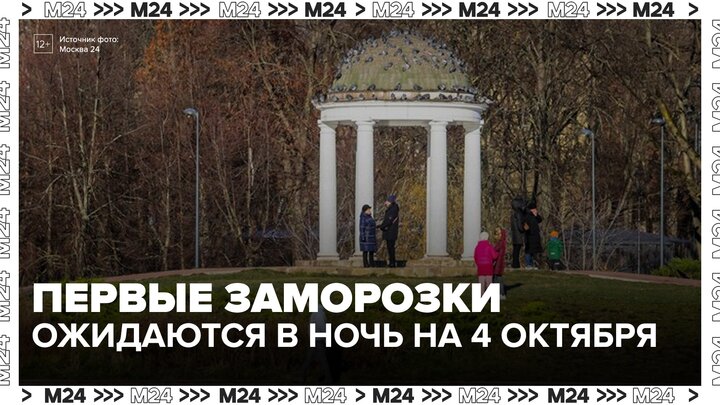 Первые заморозки в Москве ожидаются в ночь на 4 октября - Москва 24