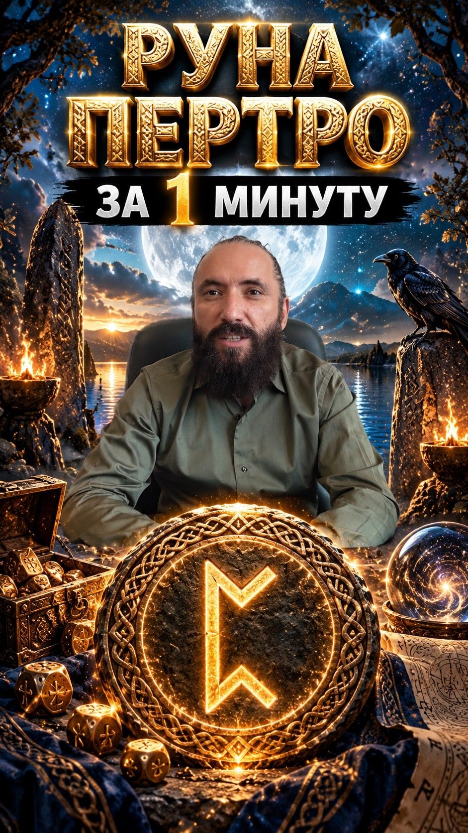 Руна Пертро за 1 минуту. Значение и обзор руны Пертро #shorts #руны #пертро #РунаПертро #рунолог