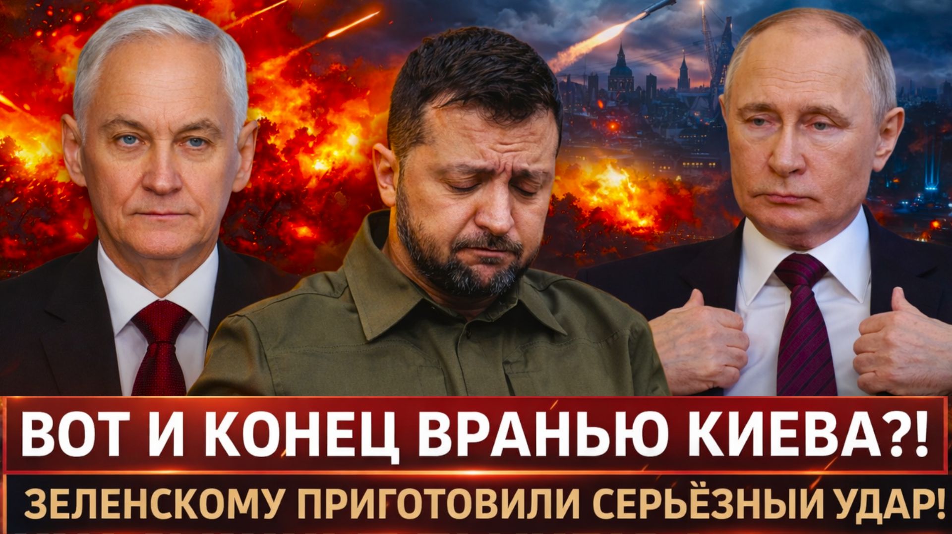 "ЗЕЛЕНСКИЙ в новой ловушке! РОССИЯ бьет по ключевой инфраструктуре КИЕВА!
