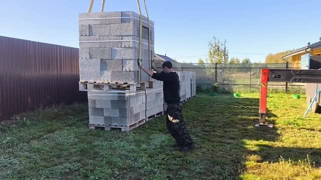 Начинаю строительство, Блоки Завезла,Моя Жизнь в Деревне