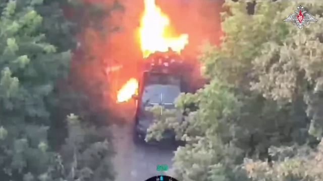 Боевая работа в н.п. Толстодубово Сумской области