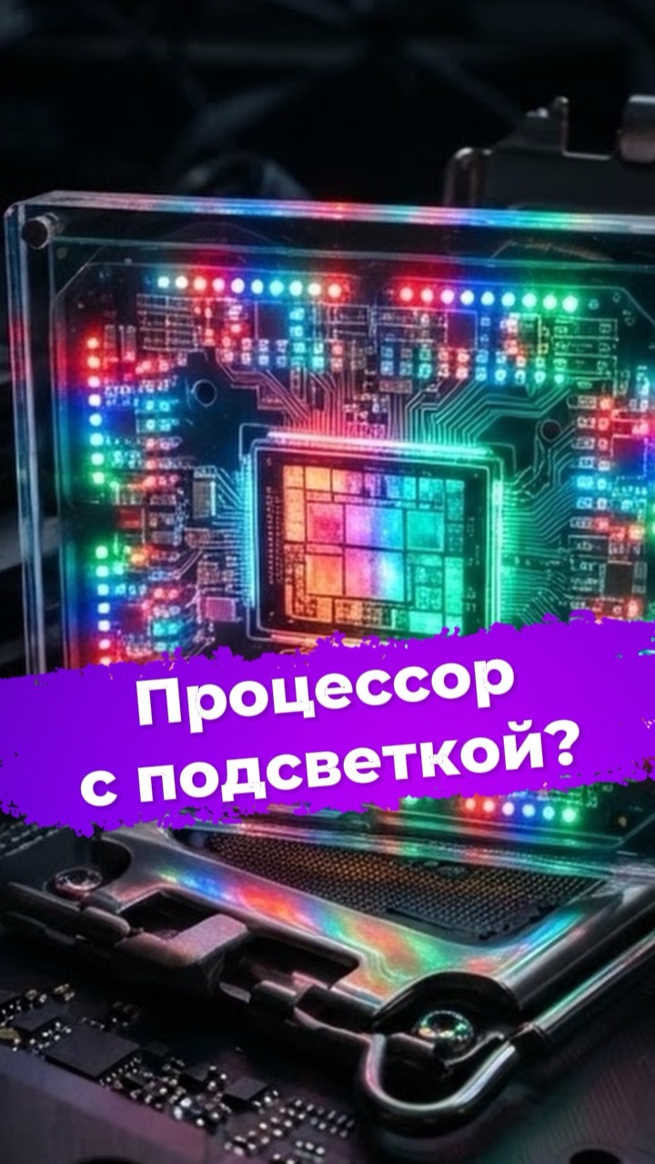 Процессор с подсветкой? #ixbt #новости #intel #процессор #подсветка