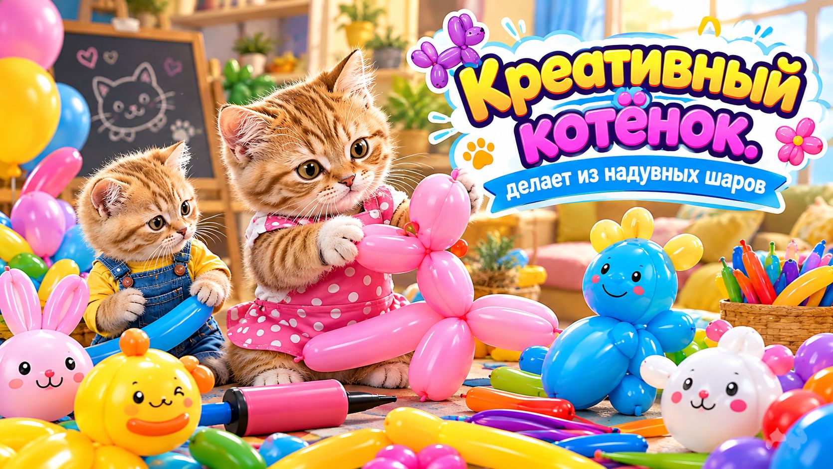 Счастливые котята