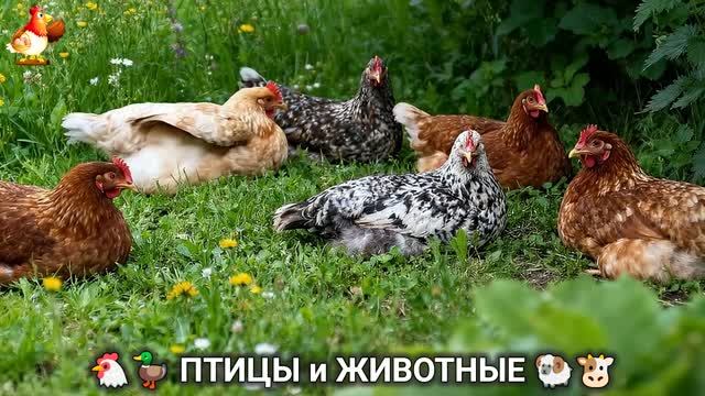 Сельские мотивы 🐏🐓🐇 Видео для души и радости 🌞 (121)