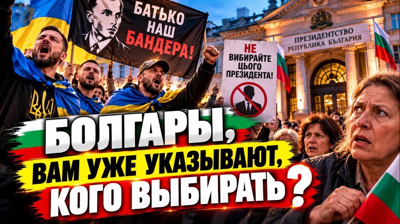 Свои выборы закончились — взялись за болгарские? Скандал в центре Софии. #беженцыизукраины