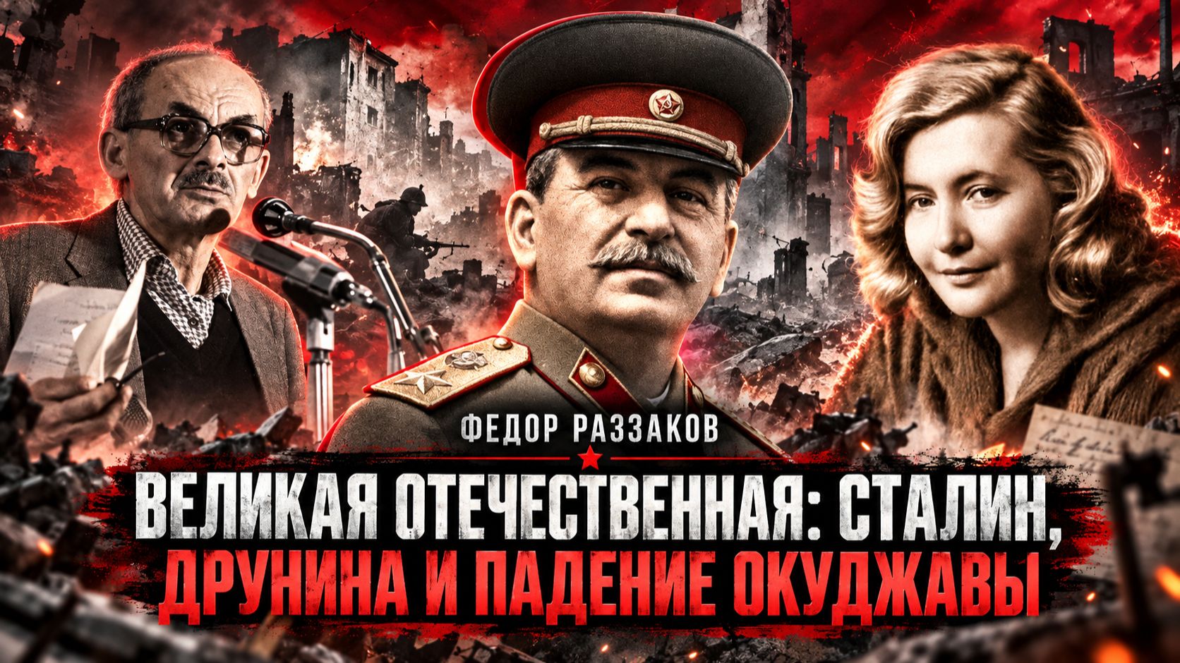 Фёдор Раззаков | Сталин и начало ВОВ, выпускной, взлёт Юлии Друниной и падение Булата Окуджавы