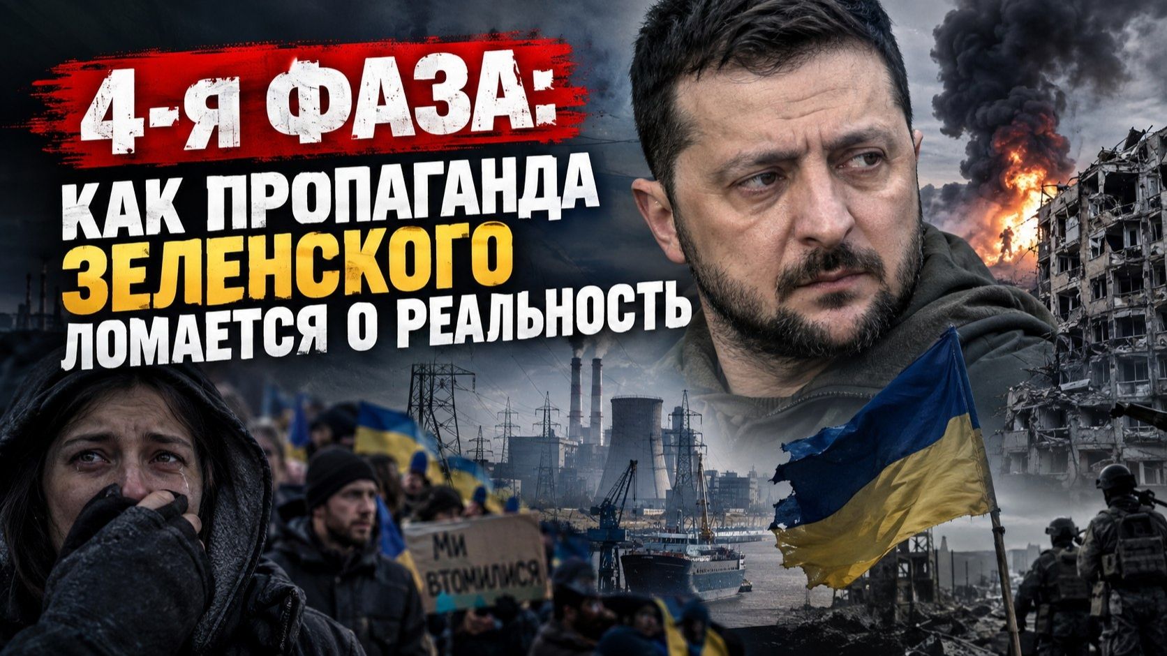 Украина входит в 4-ю фазу: украинцы начали прозревать - что происходит в тылу ВСУ — смотри до конца