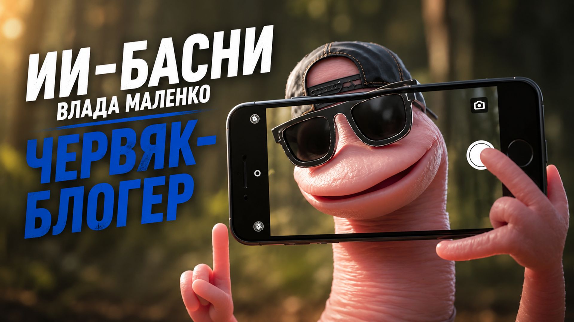 ИИ-БАСНИ. Автор Влад Маленко. Червяк-блогер. Смотреть онлайн