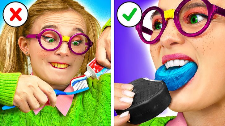 Из ботанички в звезду школы! 🤓✨ Преображение и приспособления