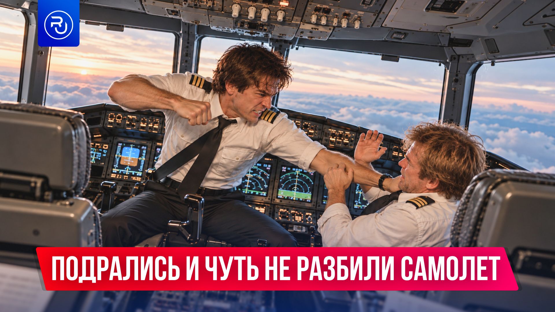 Драка в кабине пилотов чуть не привела к авиакатастрофе