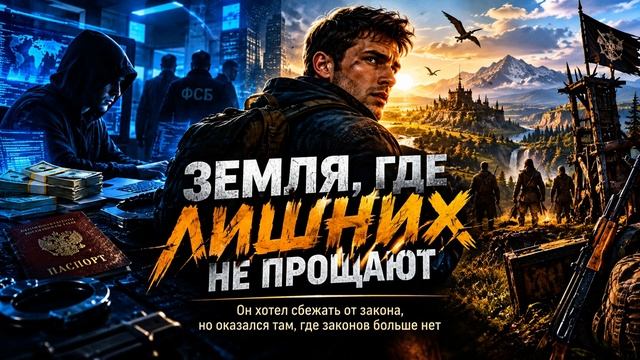 Аудиокнига полностью. Попаданцы. «Земля, где лишних не прощают»  Книга 1 из 4