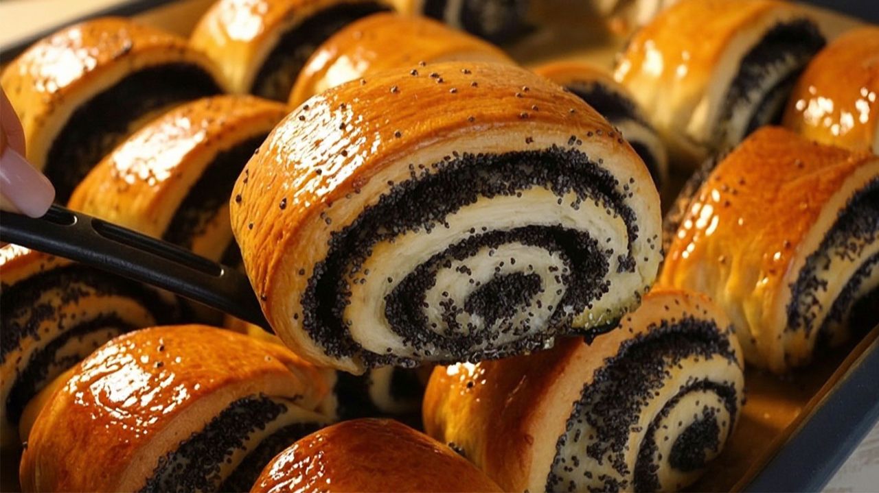 Они потрясающие 😍 Невесомые Булочки с начинкой | Как пух.  Простой рецепт