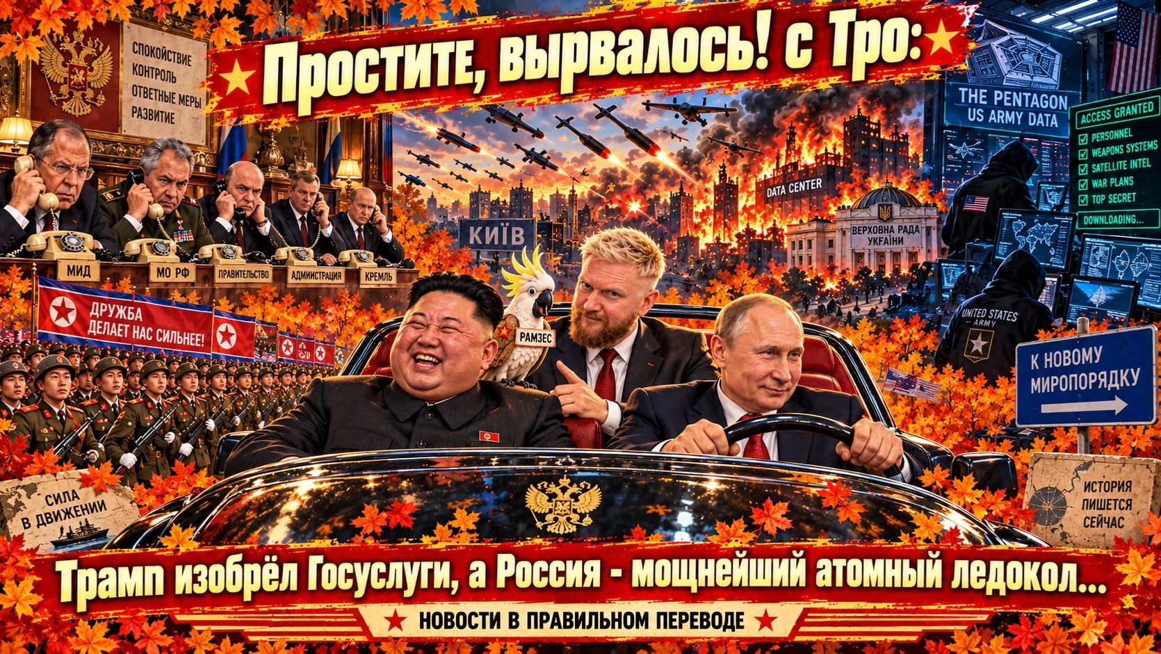 "Простите, вырвалось!" №521|Про корейские войска в России, закупки проводных телефонов госорганами