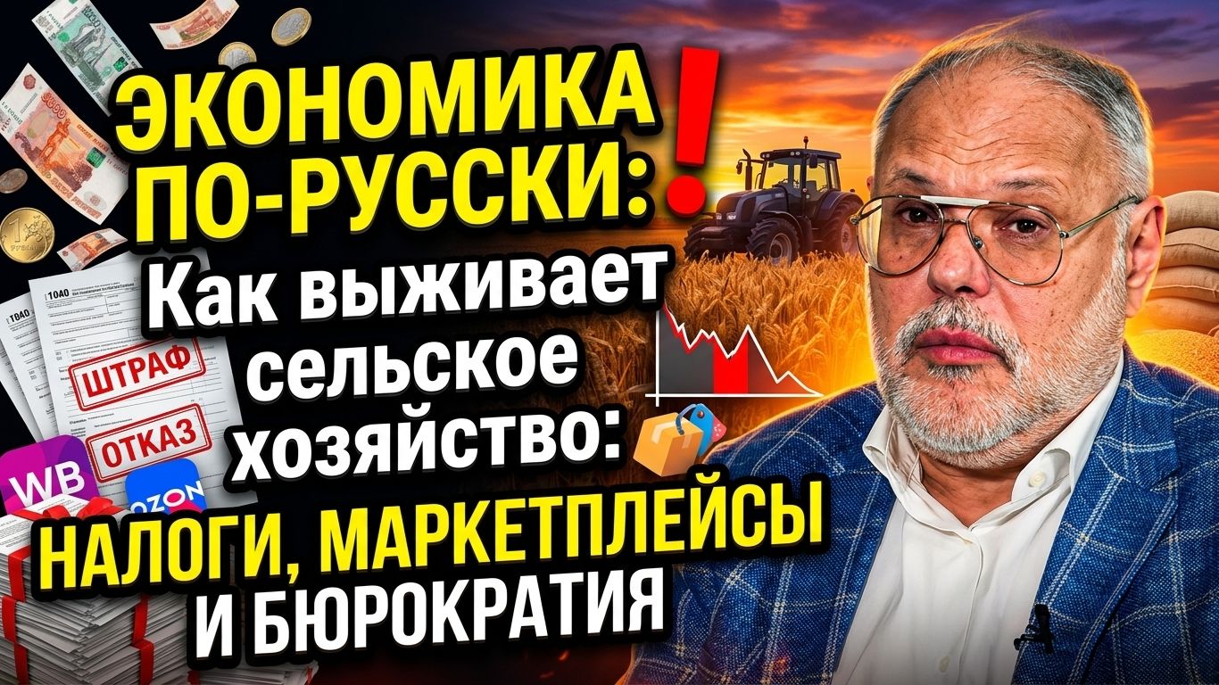 Экономика по-русски: Как выживает сельское хозяйство: налоги, маркетплейсы и бюрократия