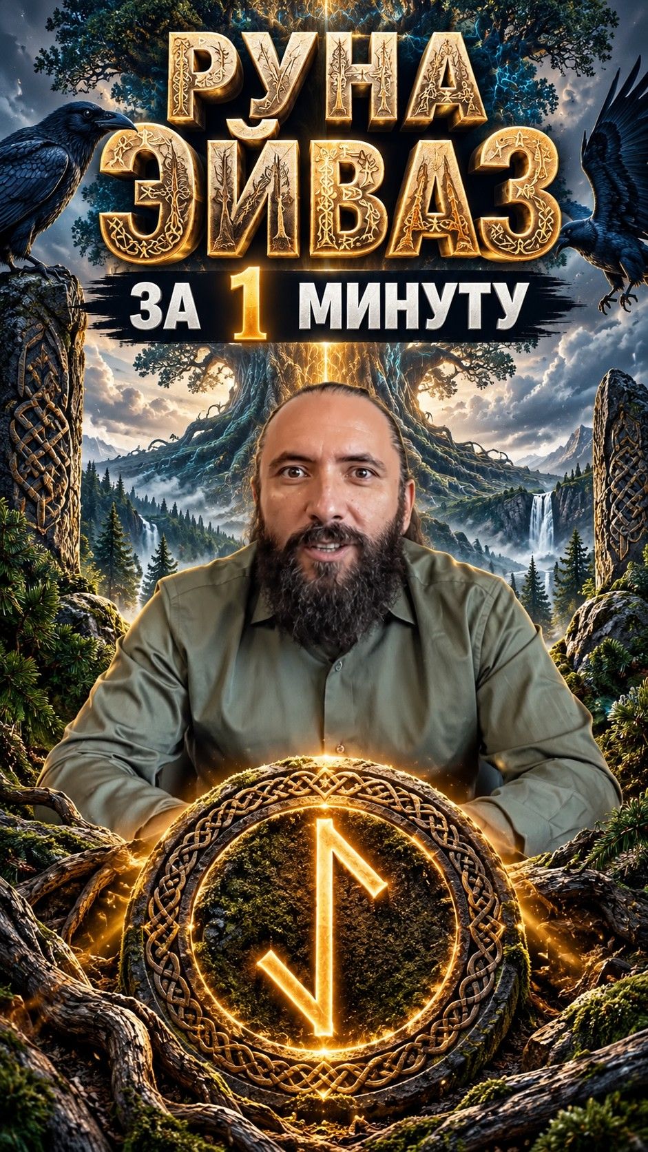 Руна Эйваз за 1 минуту. Значение и обзор руны Эйваз #shorts #руны #эйваз #рунаэйваз #рунолог