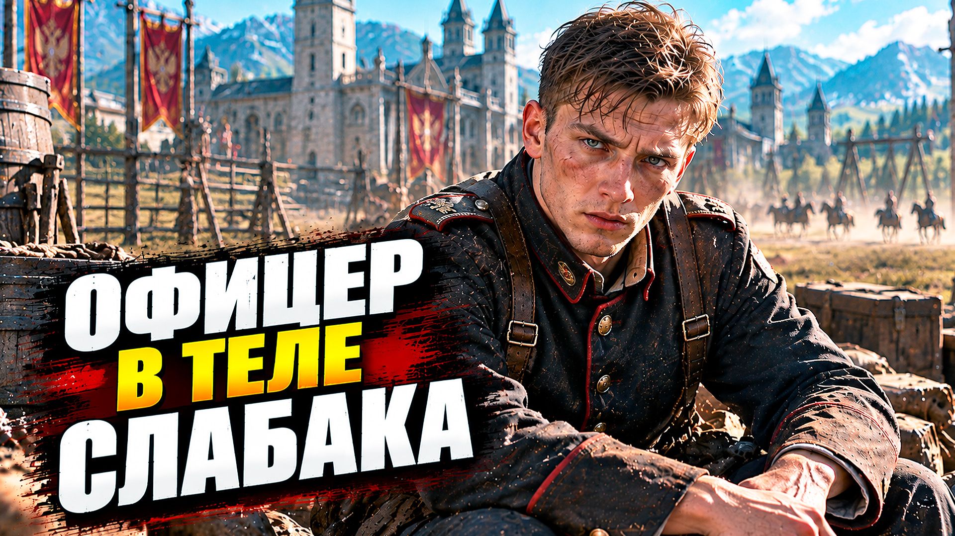АУДИОКНИГА ПОПАДАНЦЫ: ОФИЦЕР В ТЕЛЕ СЛАБАКА | ПОЛНАЯ