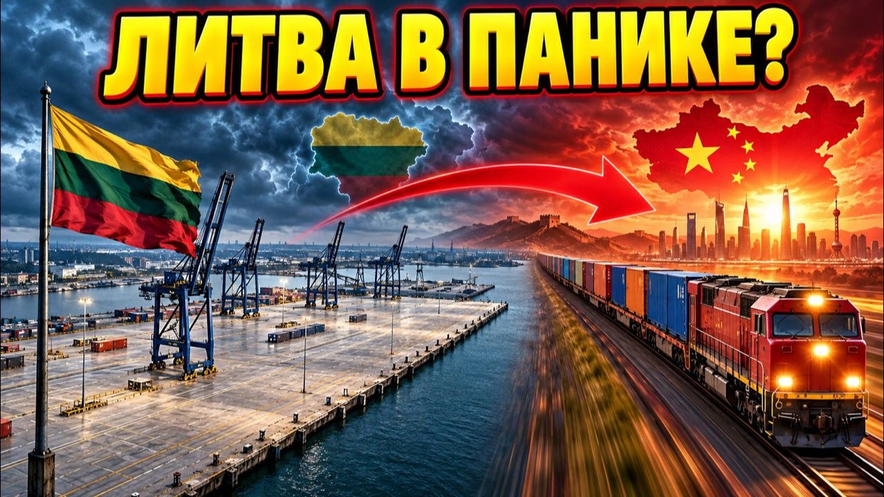 ЛИТВА НА КОЛЕНЯХ! Китай уничтожил экономику Вильнюса из за КРЫМА, а выиграла РОССИЯ!