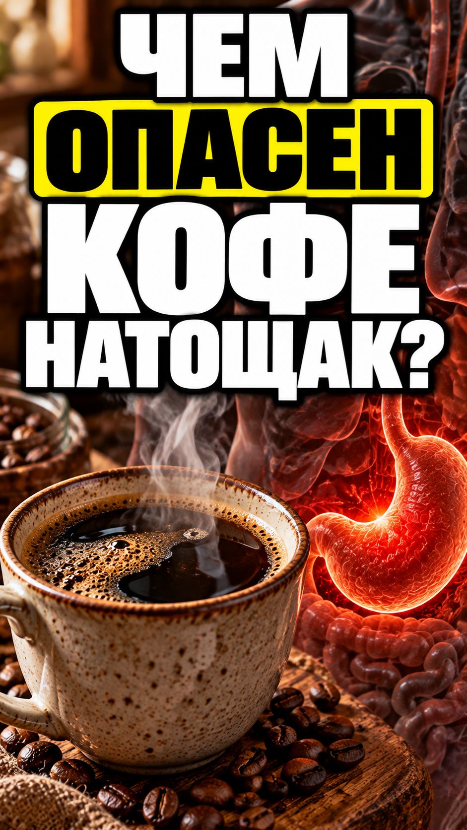 Что будет, если пить кофе утром натощак? 🧐 #здоровье #факты