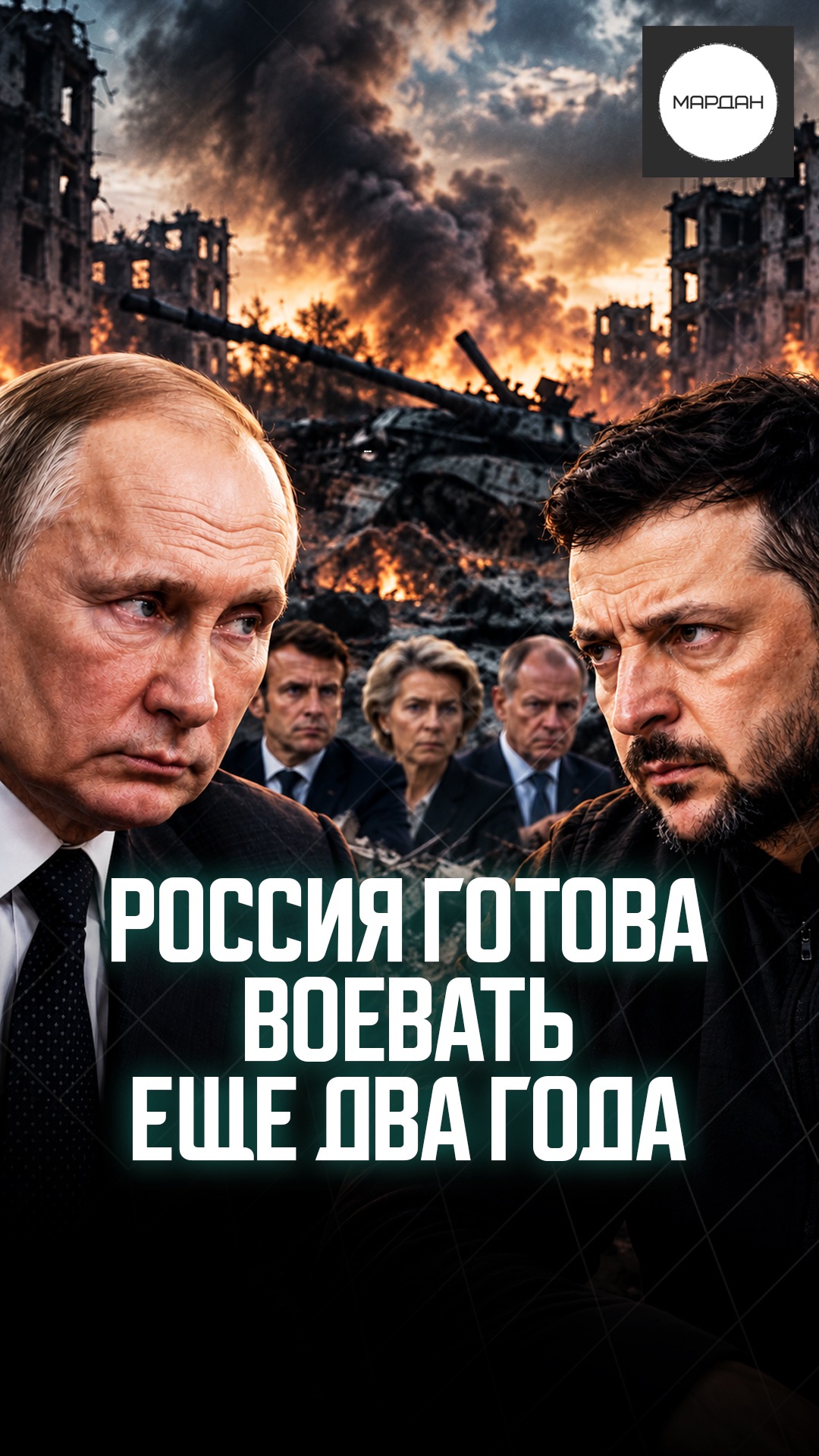 РОССИЯ ГОТОВА ВОЕВАТЬ ЕЩЕ ДВА ГОДА
